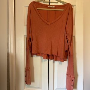 We The Free Long Sleeve V-Neck